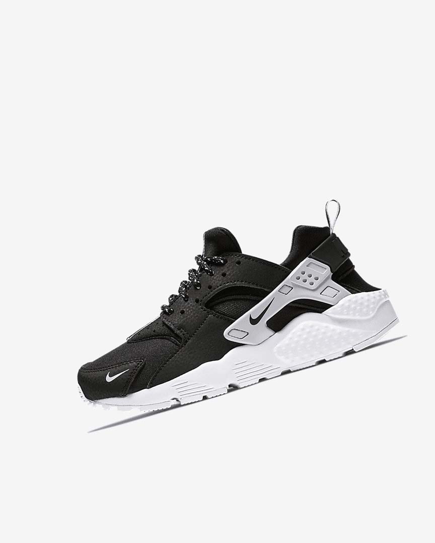 Nike Huarache SE Sko Jente Svarte Hvite Svarte | NO5040