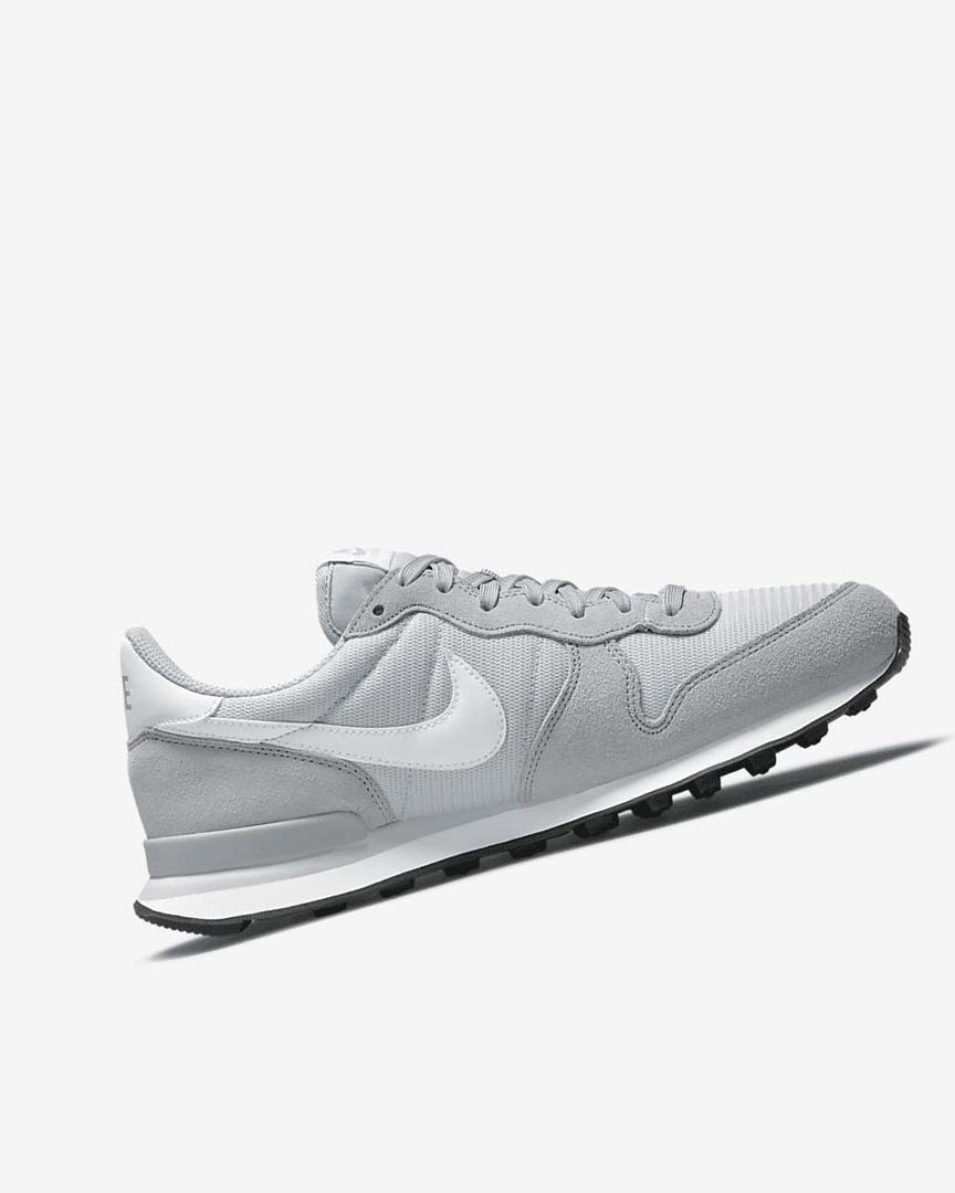 Nike Internationalist Joggesko Dame Grå Platina Svarte Hvite | NO5476