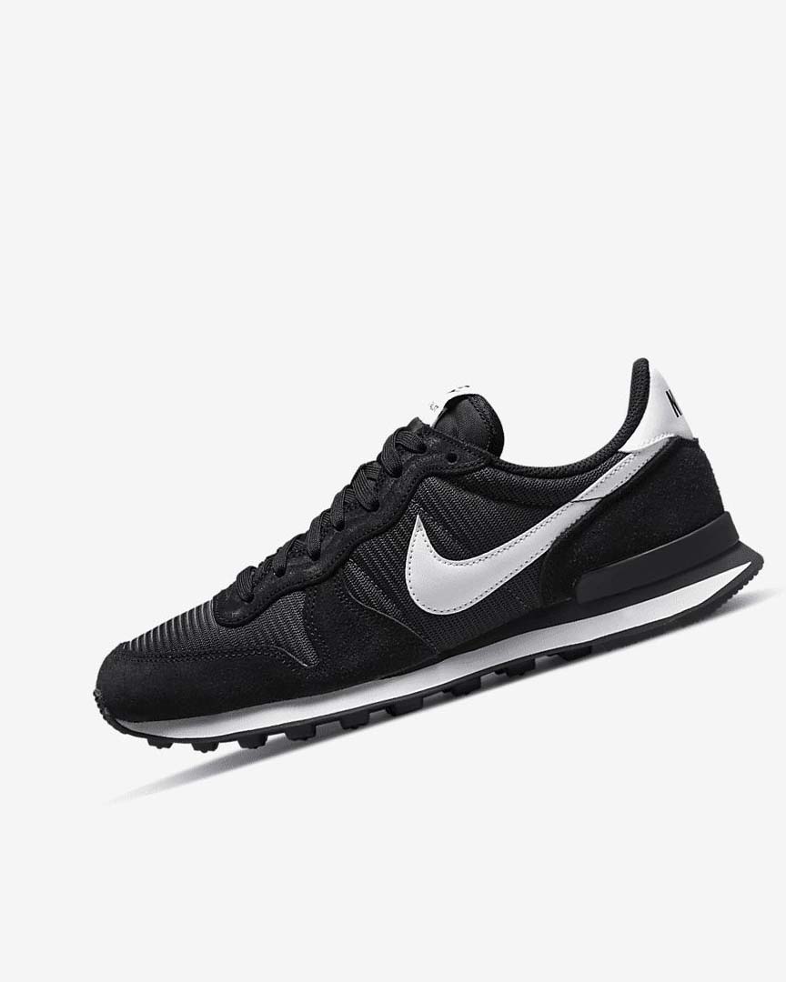 Nike Internationalist Joggesko Dame Svarte Mørke Grå Hvite | NO4843