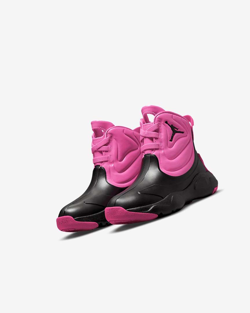 Nike Jordan Drip 23 Gummistøvler Gutt Rosa Korall Svarte | NO2696