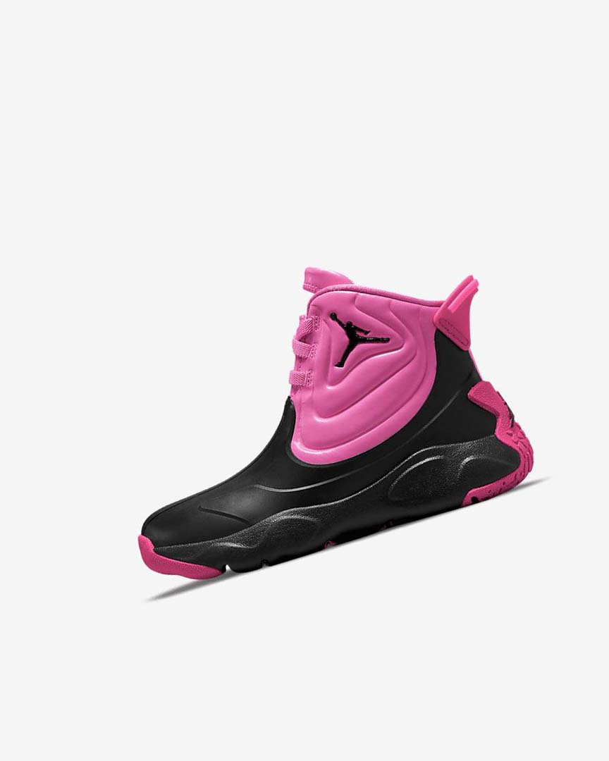 Nike Jordan Drip 23 Gummistøvler Gutt Rosa Korall Svarte | NO2696