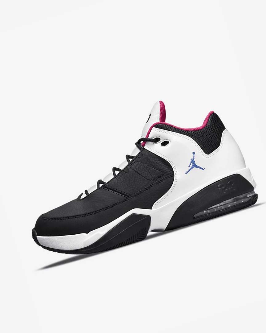 Nike Jordan Max Aura 3 Basketsko Herre Svarte Hvite Rosa Blå | NO4736