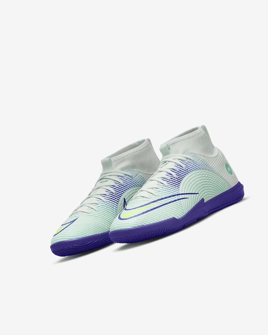 Nike Jr. Mercurial Dream Speed Superfly 8 Academy IC Fotballsko Gutt Grønn Lilla Grønn | NO3103