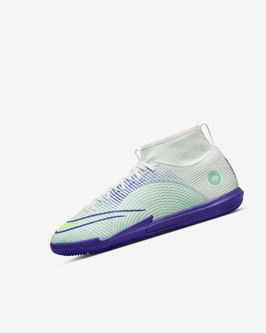 Nike Jr. Mercurial Dream Speed Superfly 8 Academy IC Fotballsko Jente Grønn Lilla Grønn | NO5233