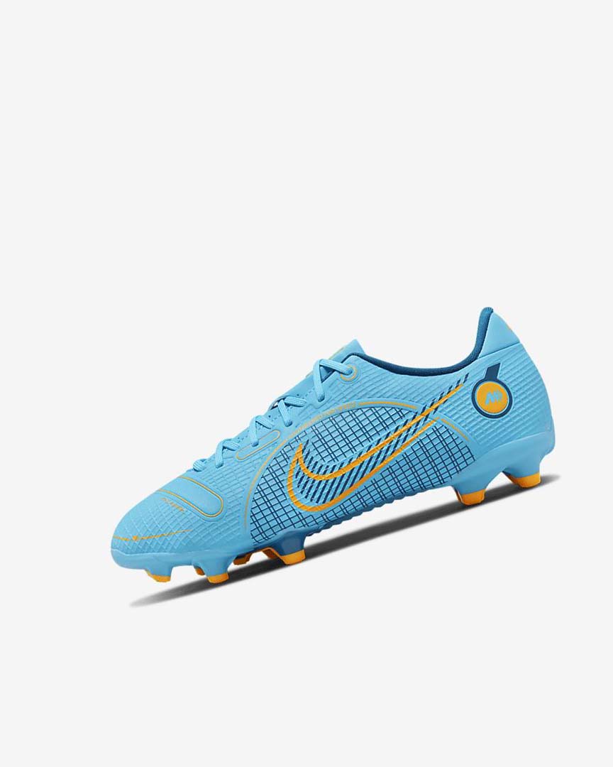 Nike Jr. Mercurial Vapor 14 Academy MG Fotballsko Jente Blå Oransje | NO2275