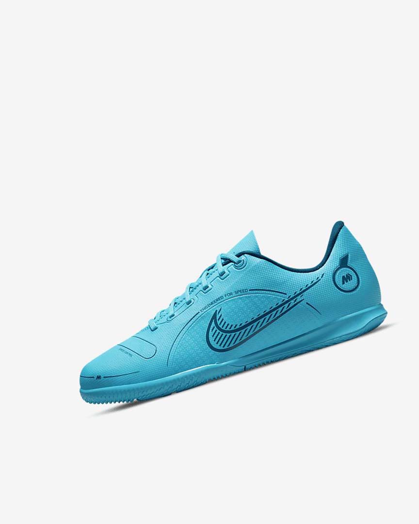 Nike Jr. Mercurial Vapor 14 Club IC Fotballsko Gutt Blå Oransje | NO1115