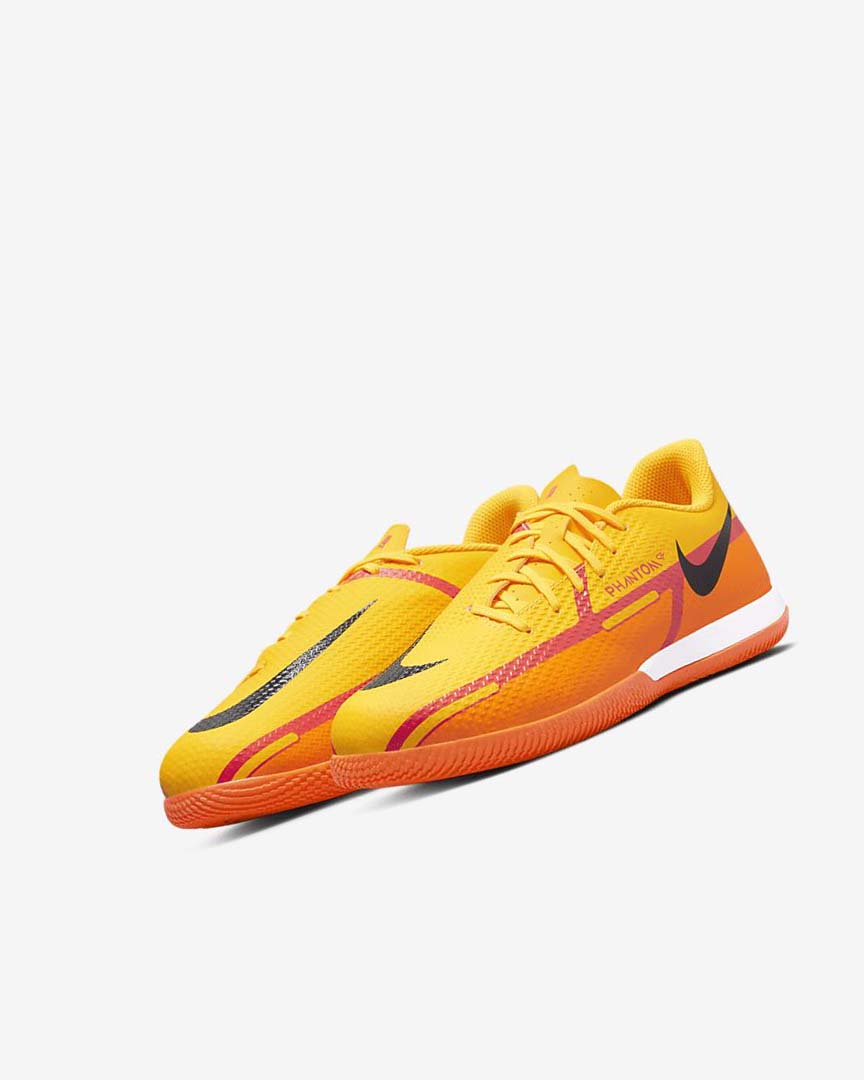 Nike Jr. Phantom GT2 Academy IC Fotballsko Gutt Oransje Oransje Lyse Rød Svarte | NO2903