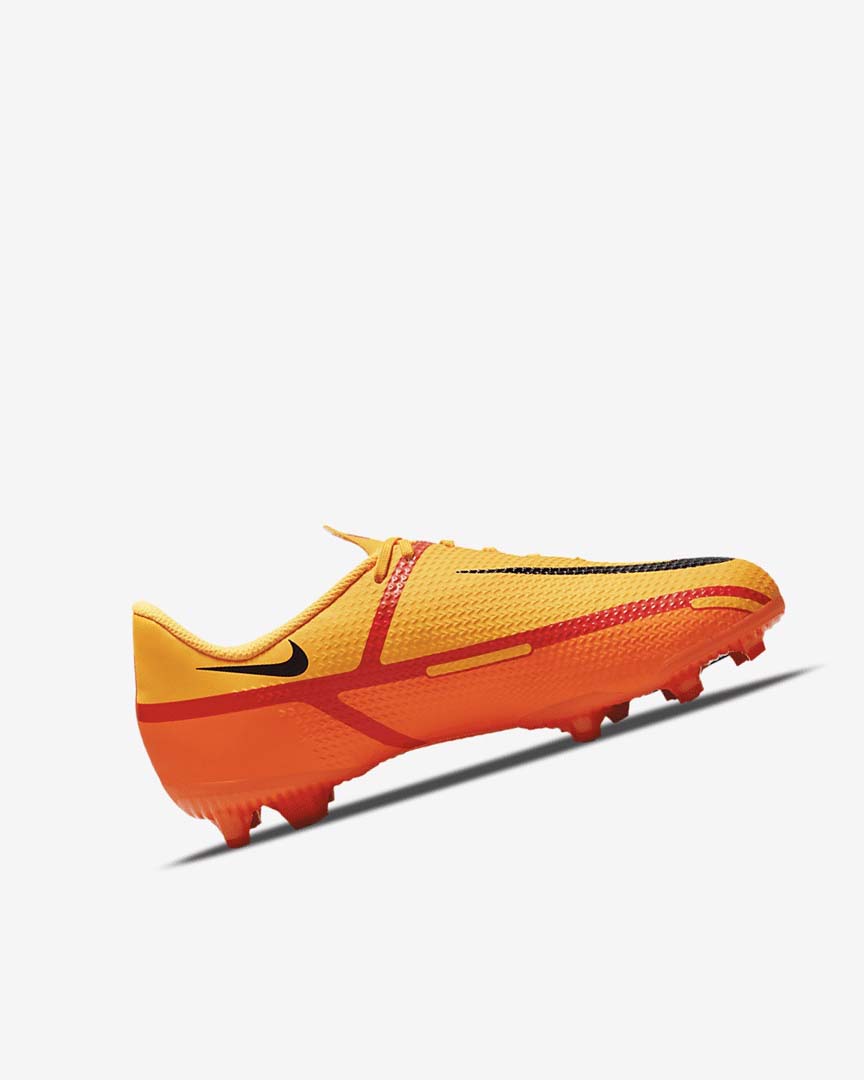 Nike Jr. Phantom GT2 Academy MG Fotballsko Jente Oransje Oransje Lyse Rød Svarte | NO2601