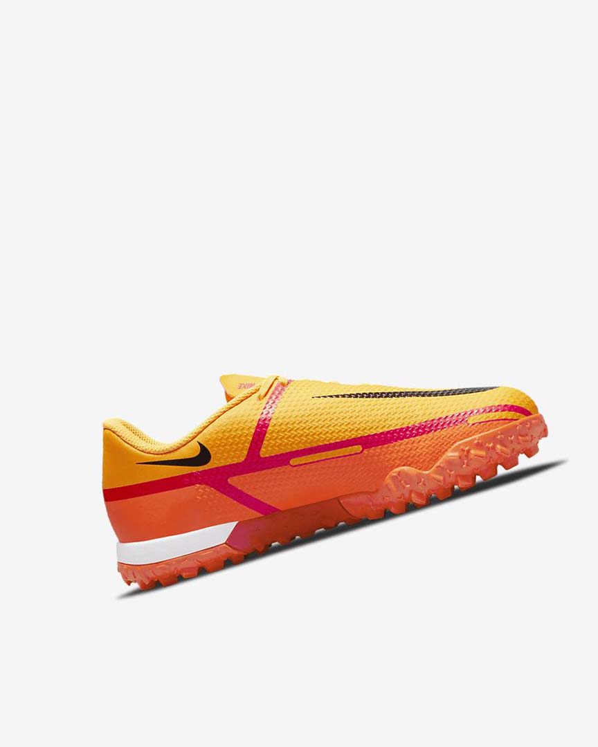 Nike Jr. Phantom GT2 Academy TF Fotballsko Gutt Oransje Oransje Lyse Rød Svarte | NO5286