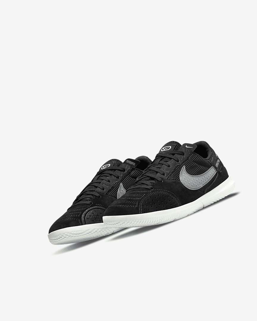 Nike Jr. Streetgato Fotballsko Gutt Svarte Hvite | NO5445