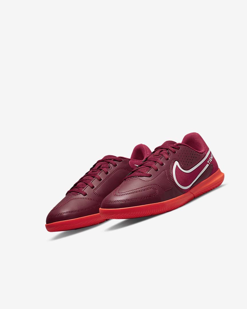 Nike Jr. Tiempo Legend 9 Club IC Fotballsko Jente Rød Lyse Rød | NO2552