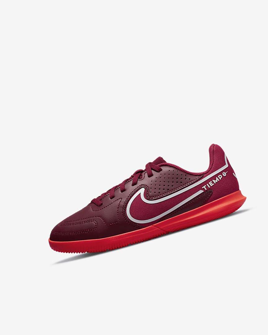 Nike Jr. Tiempo Legend 9 Club IC Fotballsko Gutt Rød Lyse Rød | NO2801