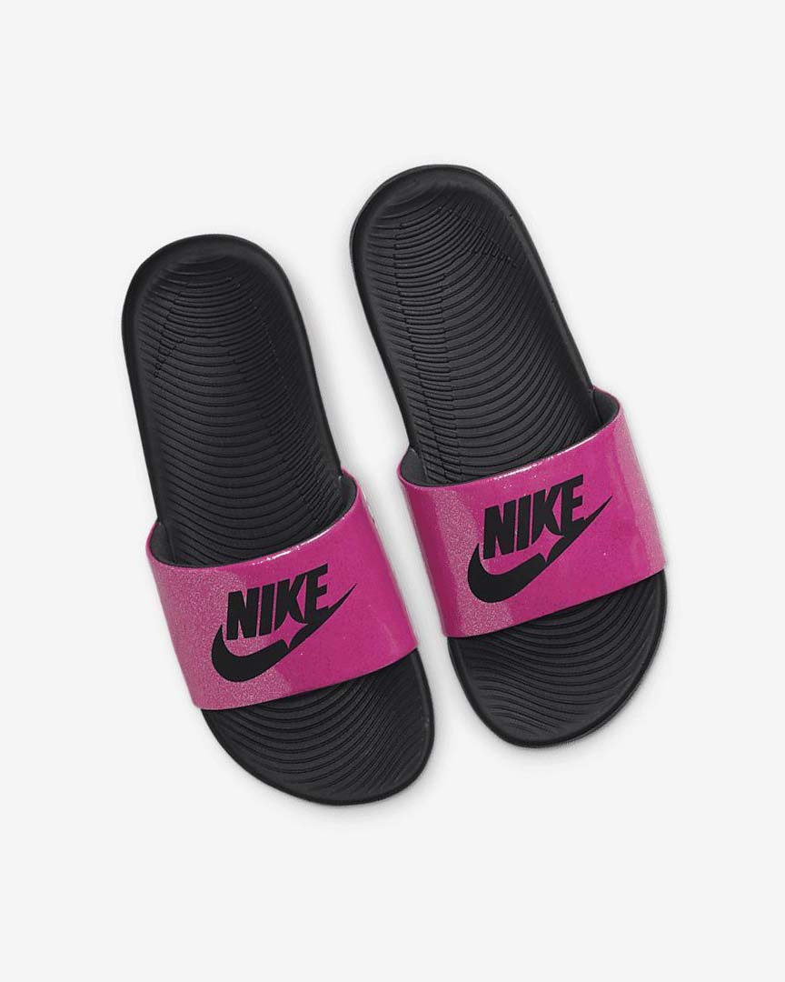 Nike Kawa SE Badesandaler Gutt Svarte | NO4553