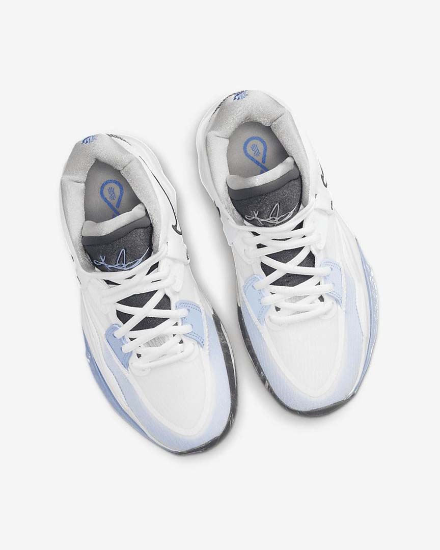 Nike Kyrie Infinity Basketsko Jente Hvite Lyse Blå Blå Grå | NO2741