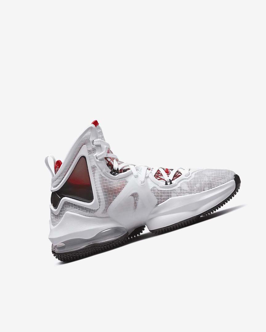 Nike LeBron 19 Basketsko Gutt Hvite Svarte Rød | NO2523