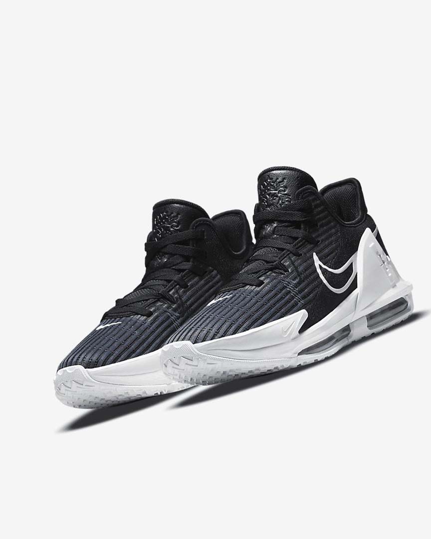 Nike LeBron Witness 6 Basketsko Dame Svarte Mørke Obsidian Hvite | NO2882