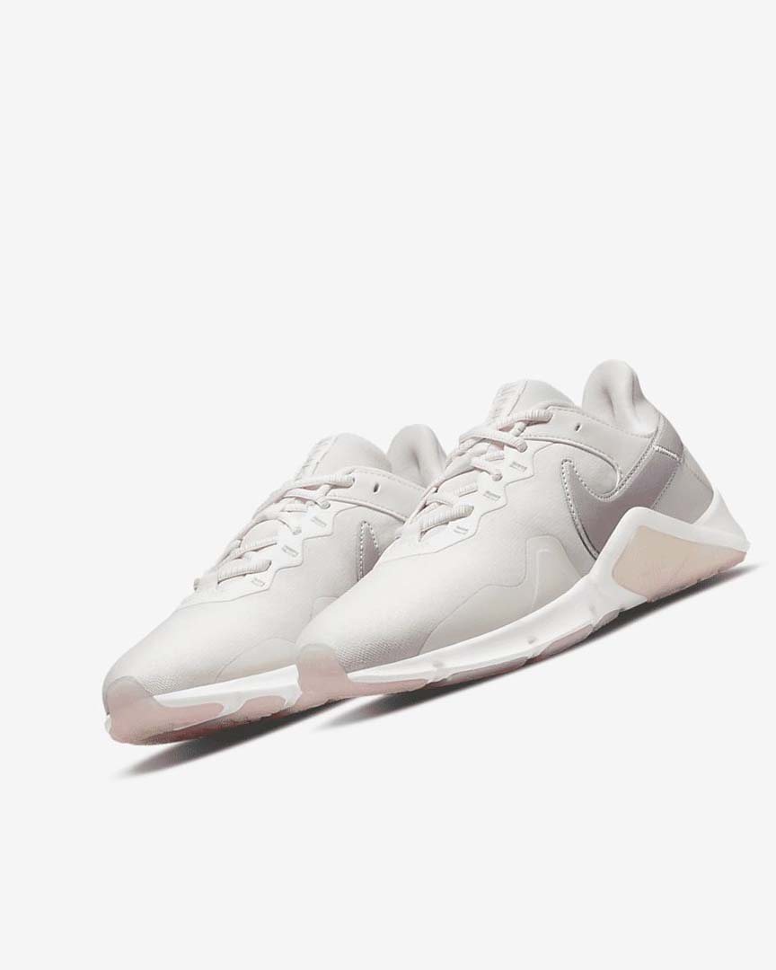 Nike Legend Essential 2 Premium Treningssko Dame Grå Hvite Metal | NO2623