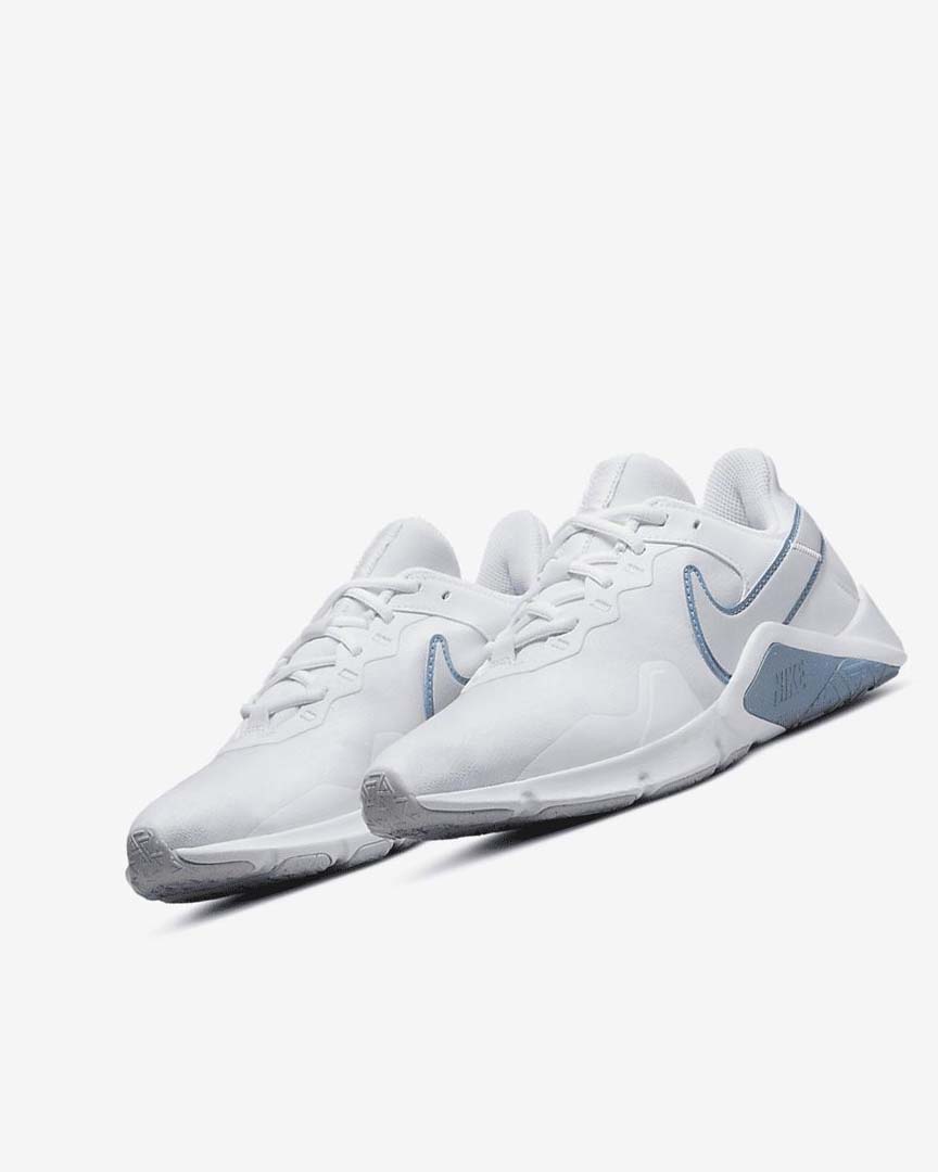 Nike Legend Essential 2 Treningssko Dame Hvite Blå | NO2346