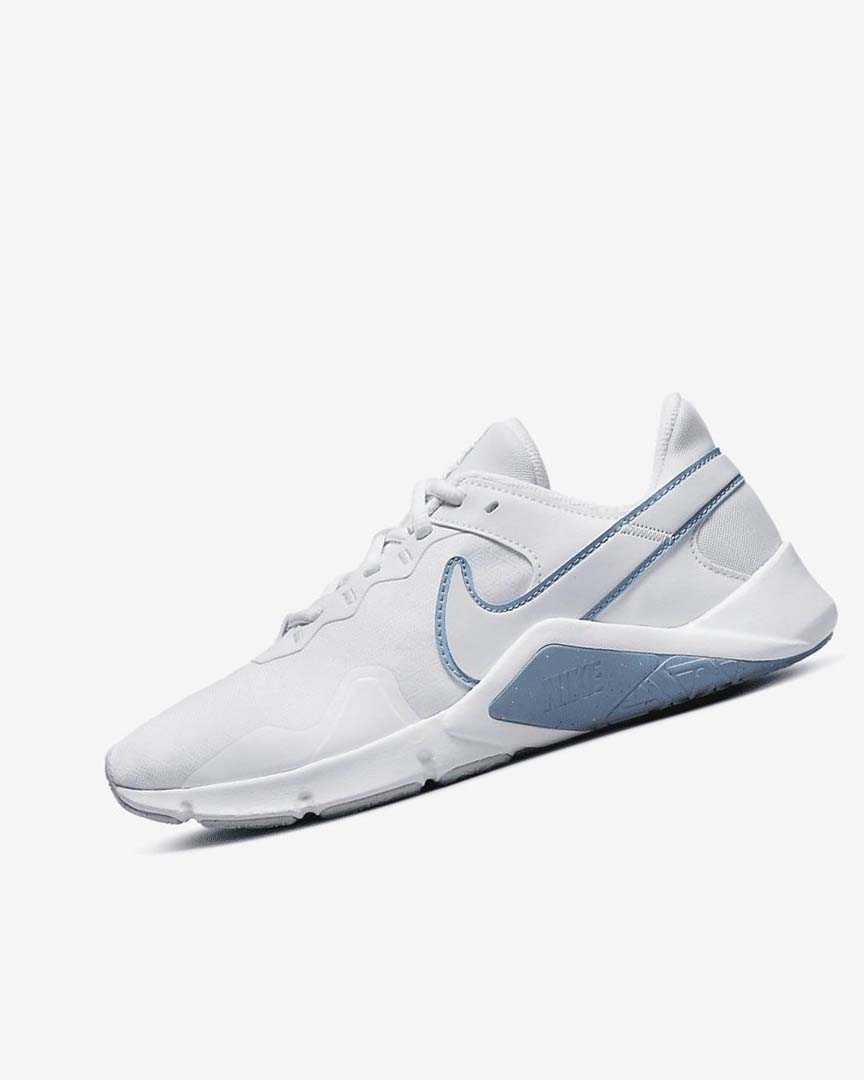 Nike Legend Essential 2 Treningssko Dame Hvite Blå | NO2346