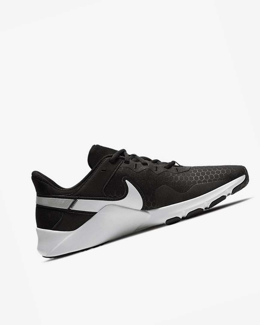 Nike Legend Essential 2 Treningssko Herre Svarte Metal Sølv Hvite | NO5270