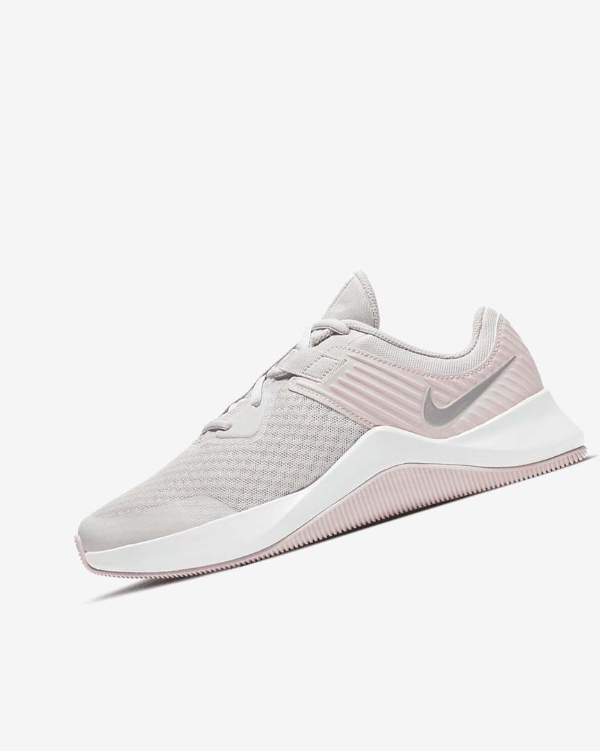 Nike MC Trainer Treningssko Dame Platina Rosa Hvite Metal Sølv | NO4567