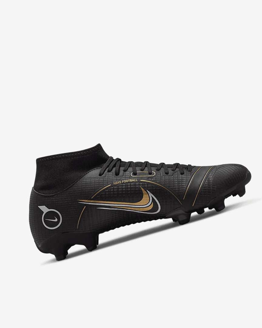 Nike Mercurial Superfly 8 Academy MG Fotballsko Dame Svarte Metal Sølv Grå Metal Gull | NO2996