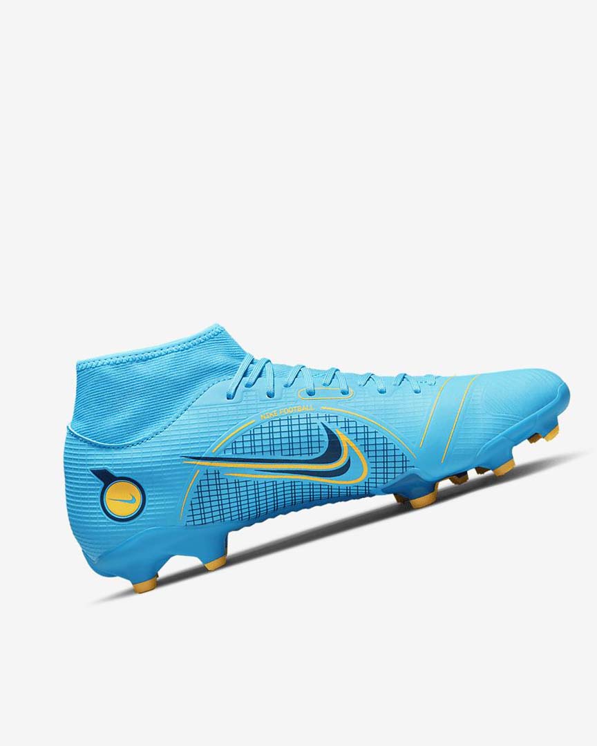 Nike Mercurial Superfly 8 Academy MG Fotballsko Dame Blå Oransje | NO4632