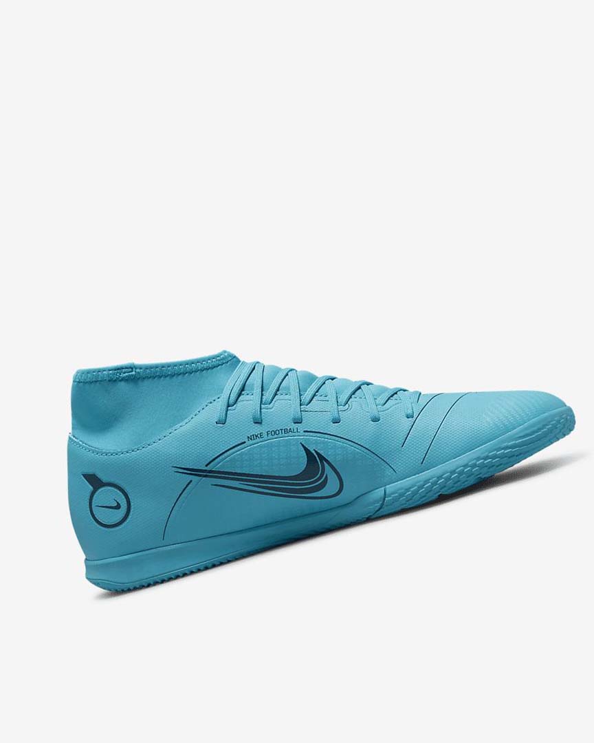 Nike Mercurial Superfly 8 Club IC Fotballsko Dame Blå Oransje | NO2555