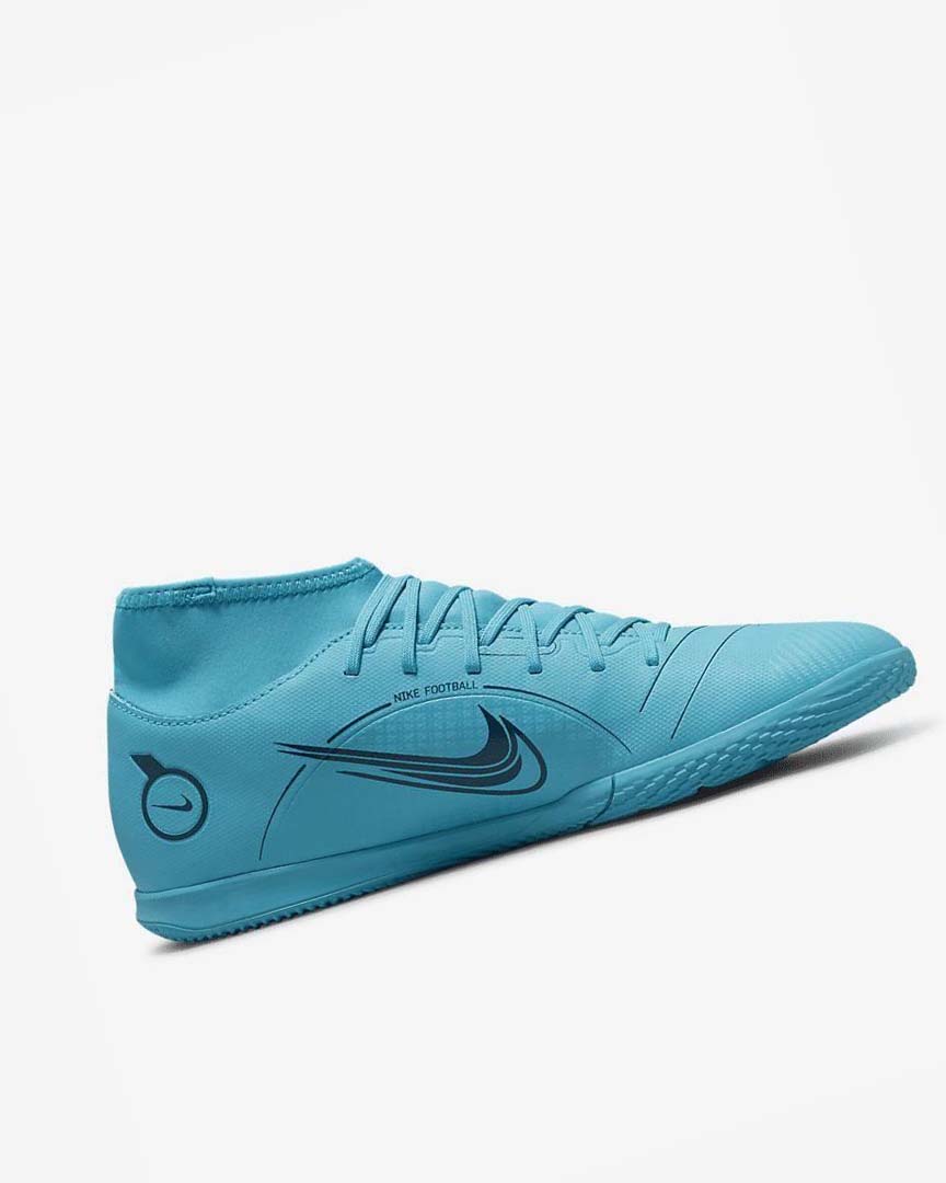 Nike Mercurial Superfly 8 Club IC Fotballsko Herre Blå Oransje | NO3187