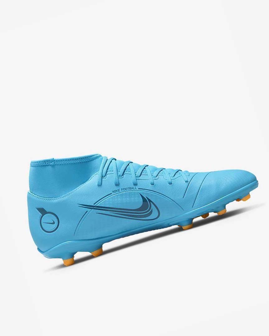 Nike Mercurial Superfly 8 Club MG Fotballsko Herre Blå Oransje | NO4827