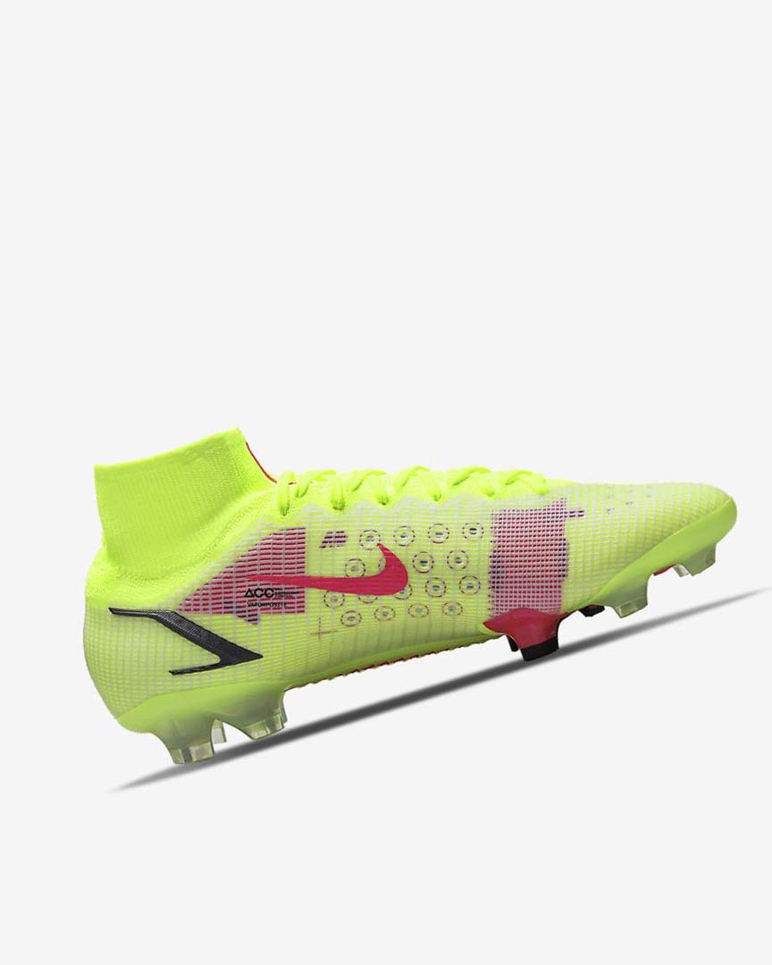 Nike Mercurial Superfly 8 Elite FG Fotballsko Dame Svarte Lyse Rød | NO4908