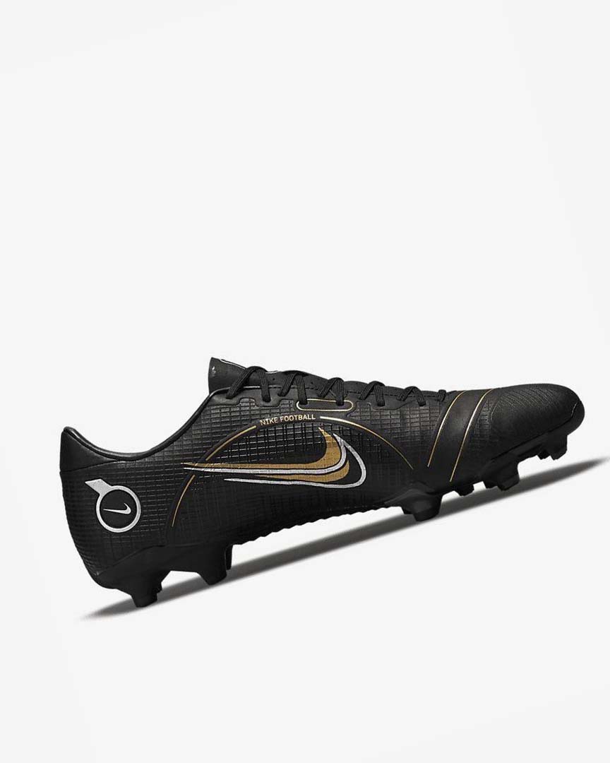 Nike Mercurial Vapor 14 Academy MG Fotballsko Herre Svarte Metal Sølv Grå Metal Gull | NO2363