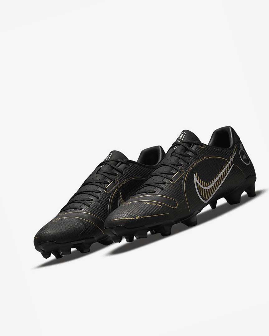 Nike Mercurial Vapor 14 Academy MG Fotballsko Herre Svarte Metal Sølv Grå Metal Gull | NO2363