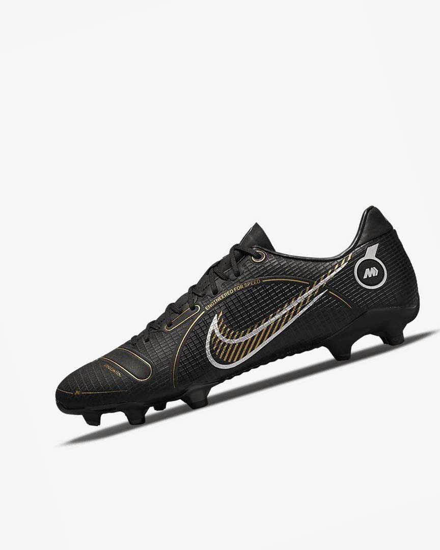 Nike Mercurial Vapor 14 Academy MG Fotballsko Herre Svarte Metal Sølv Grå Metal Gull | NO2363