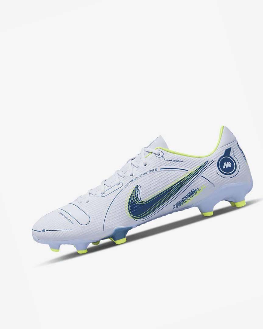 Nike Mercurial Vapor 14 Academy MG Fotballsko Herre Grå Lyse Blå Blå Blå | NO2670