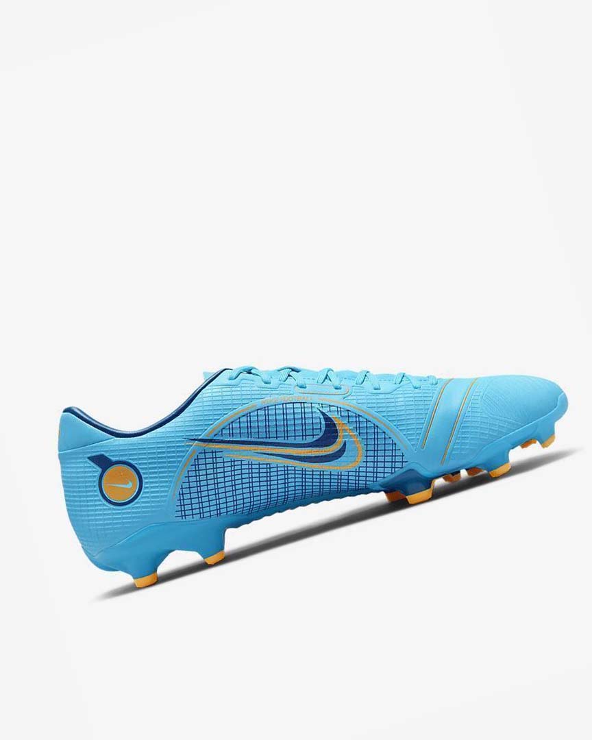 Nike Mercurial Vapor 14 Academy MG Fotballsko Herre Blå Oransje | NO2884