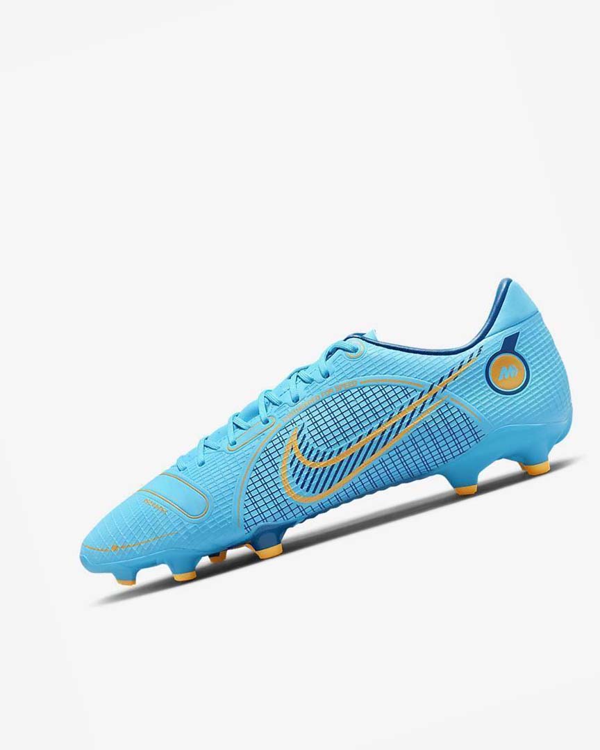 Nike Mercurial Vapor 14 Academy MG Fotballsko Herre Blå Oransje | NO2884