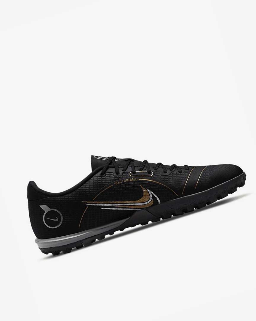 Nike Mercurial Vapor 14 Academy TF Fotballsko Herre Svarte Metal Sølv Grå Metal Gull | NO4673