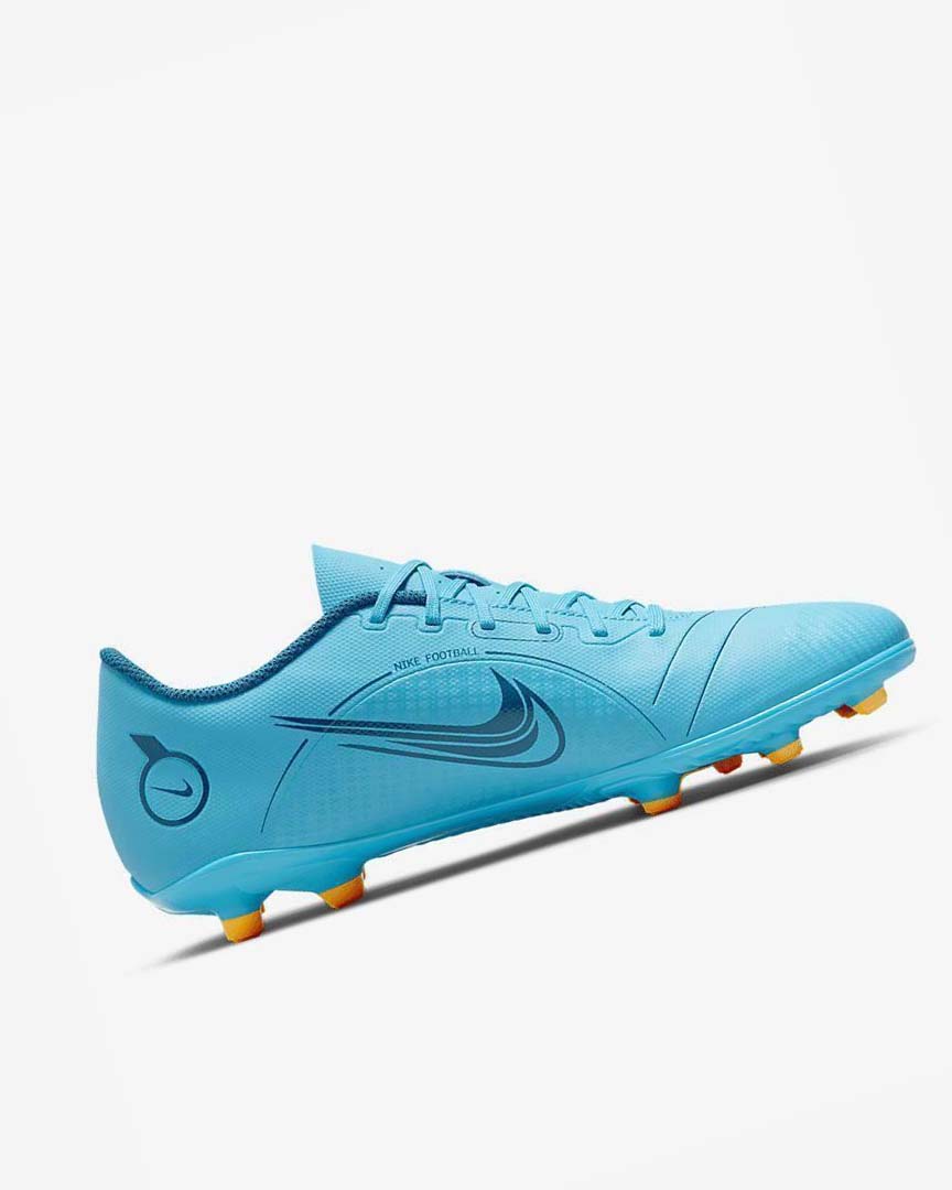 Nike Mercurial Vapor 14 Club MG Fotballsko Herre Blå Oransje | NO1130