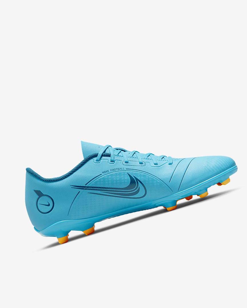 Nike Mercurial Vapor 14 Club MG Fotballsko Dame Blå Oransje | NO2447