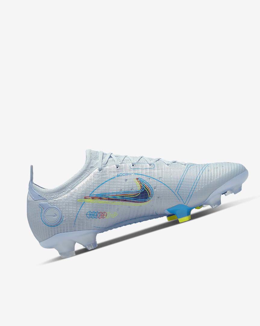 Nike Mercurial Vapor 14 Elite FG Fotballsko Dame Grå Lyse Blå Blå Blå | NO2881