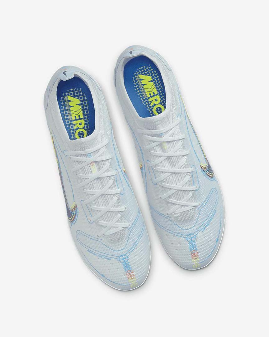 Nike Mercurial Vapor 14 Elite FG Fotballsko Dame Grå Lyse Blå Blå Blå | NO2881