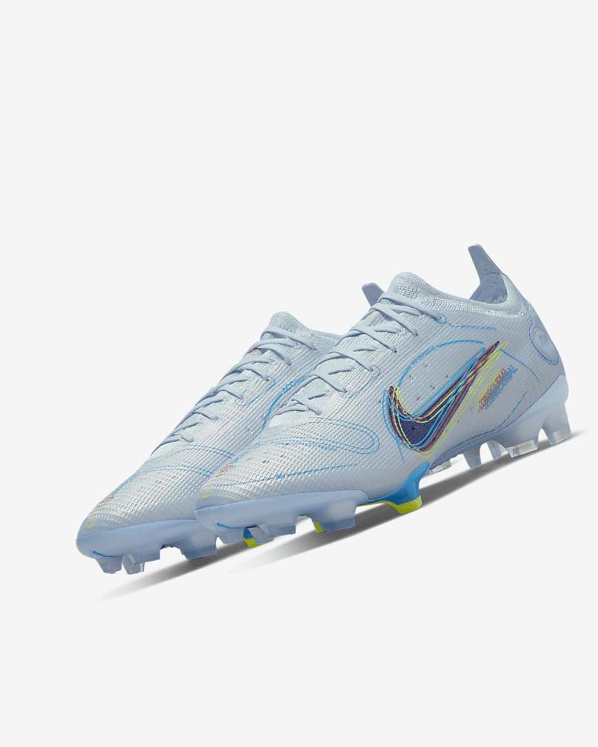 Nike Mercurial Vapor 14 Elite FG Fotballsko Dame Grå Lyse Blå Blå Blå | NO2881