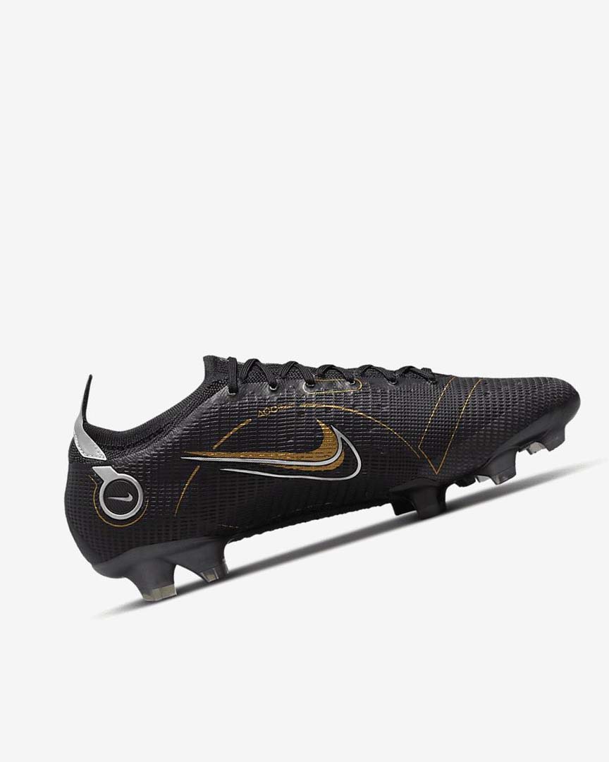 Nike Mercurial Vapor 14 Elite FG Fotballsko Dame Svarte Metal Sølv Grå Metal Gull | NO4934