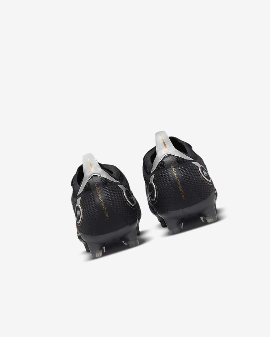 Nike Mercurial Vapor 14 Elite FG Fotballsko Dame Svarte Metal Sølv Grå Metal Gull | NO4934