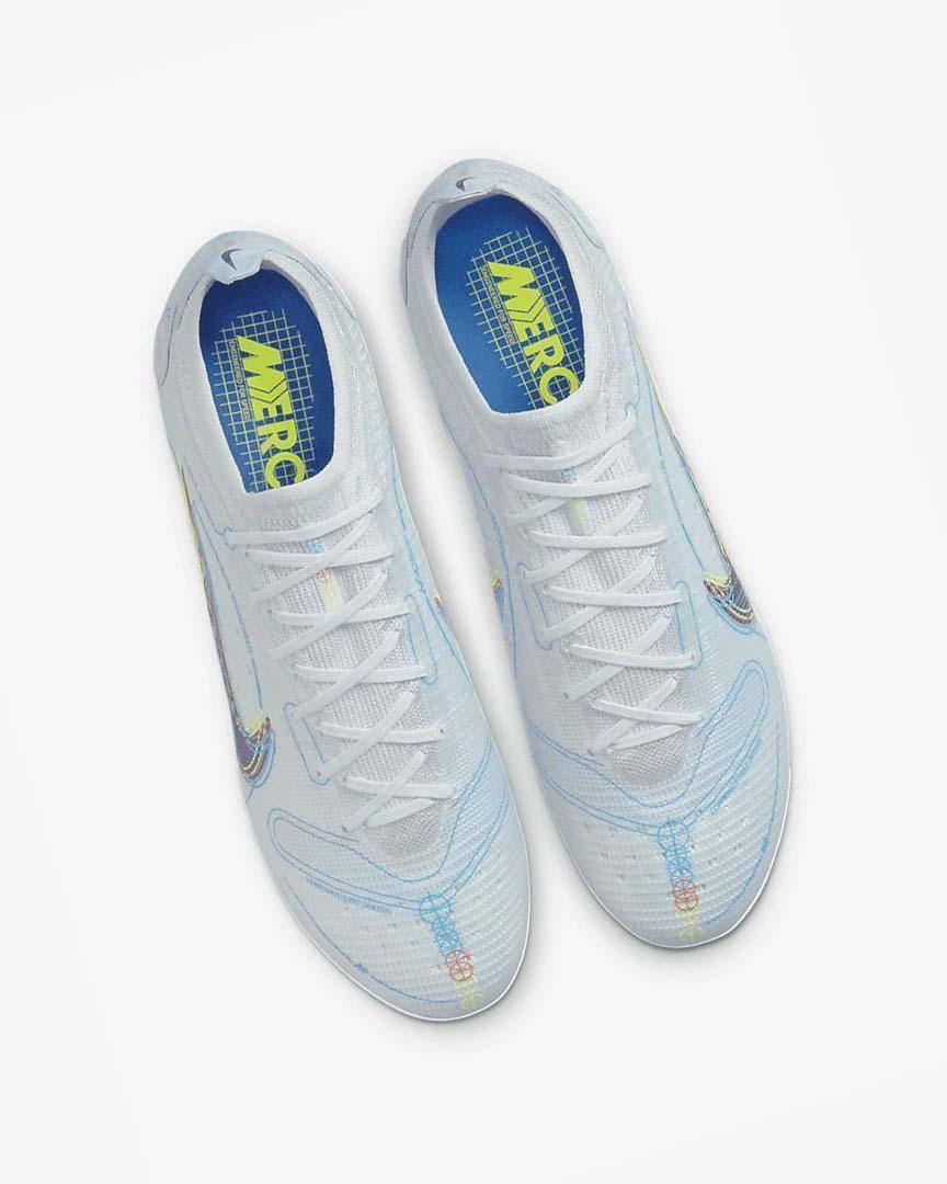 Nike Mercurial Vapor 14 Elite FG Fotballsko Herre Grå Lyse Blå Blå Blå | NO5550