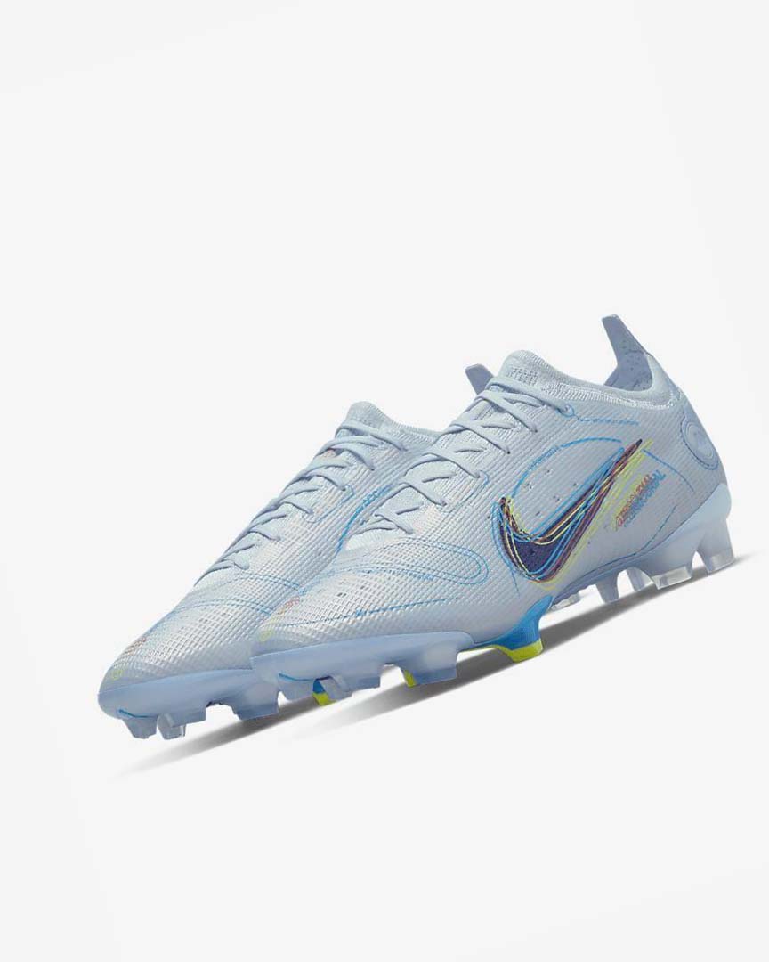 Nike Mercurial Vapor 14 Elite FG Fotballsko Herre Grå Lyse Blå Blå Blå | NO5550