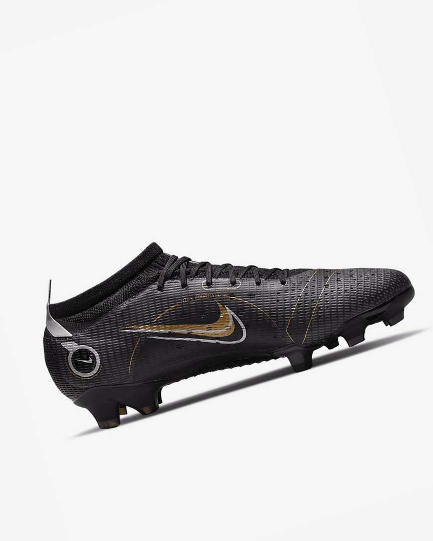 Nike Mercurial Vapor 14 Pro FG Fotballsko Herre Svarte Metal Sølv Grå Metal Gull | NO2760