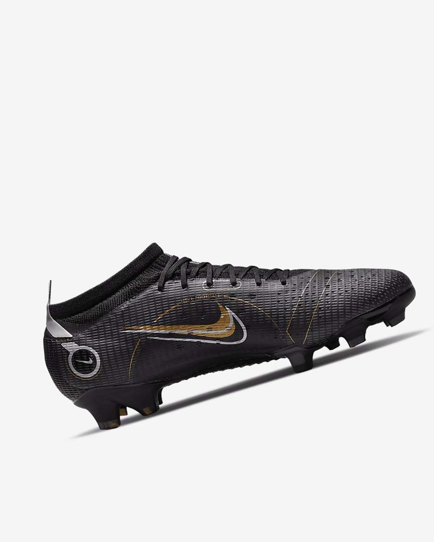 Nike Mercurial Vapor 14 Pro FG Fotballsko Dame Svarte Metal Sølv Grå Metal Gull | NO4623