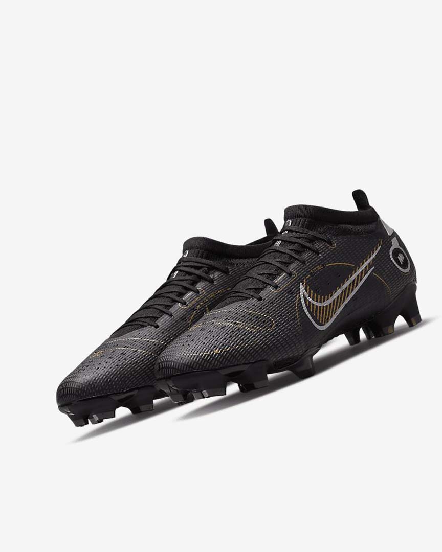 Nike Mercurial Vapor 14 Pro FG Fotballsko Dame Svarte Metal Sølv Grå Metal Gull | NO4623